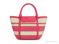 Medium Tote Pink Cruise Convertible Straw Kate Spade Bikini Handbag Bag Striped