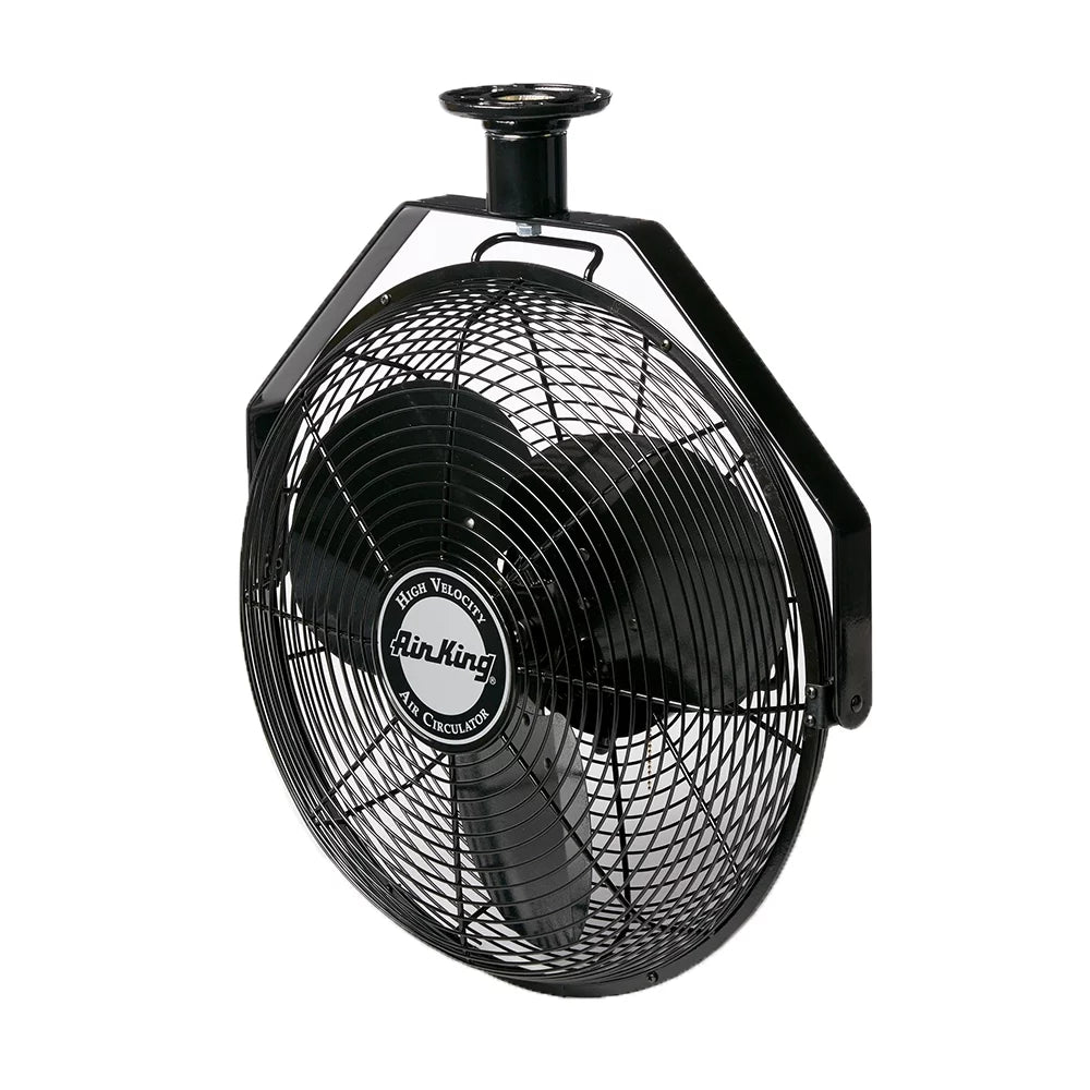 Non-Oscillating Ceiling King Motor Speed HP 18" Fan Mount Air Enclosed 3 1/16