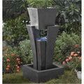 with Led Light Raining Fountain Water Bowery Hill Planter