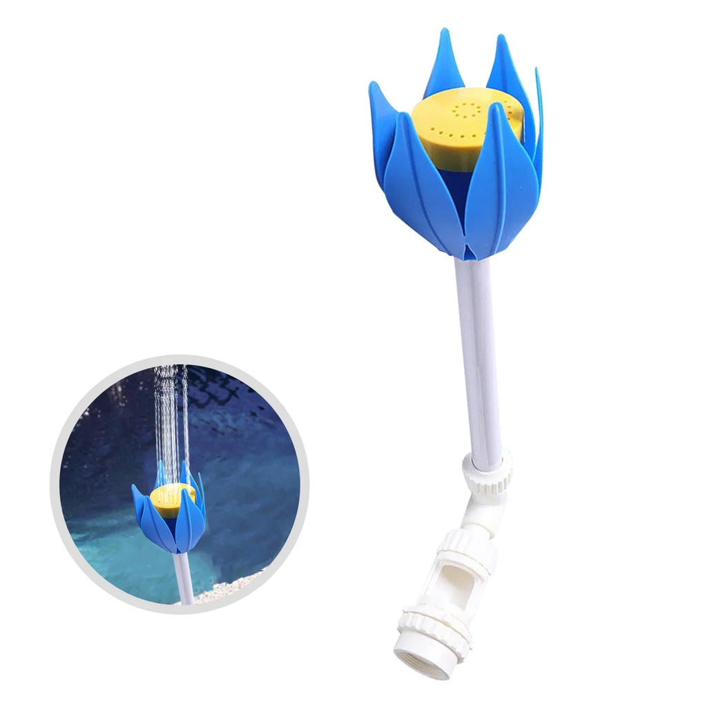 Shape Fittings Swimming Tools Waterfall Spray Fountain Pool Pool Swimming Threaded Return Spa Flower Fits 1.5-inch Fountain