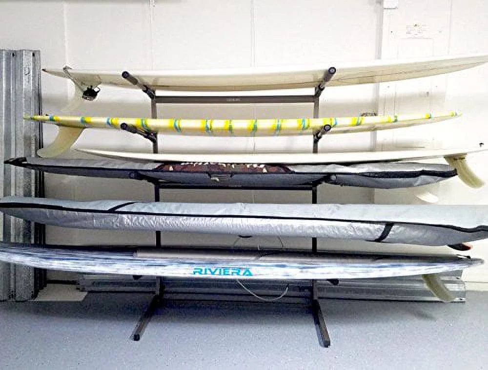 SUP Tier Freestanding Storage Rack Sports, for 5 G-210, Bronze Glacik Surf Stoneman and