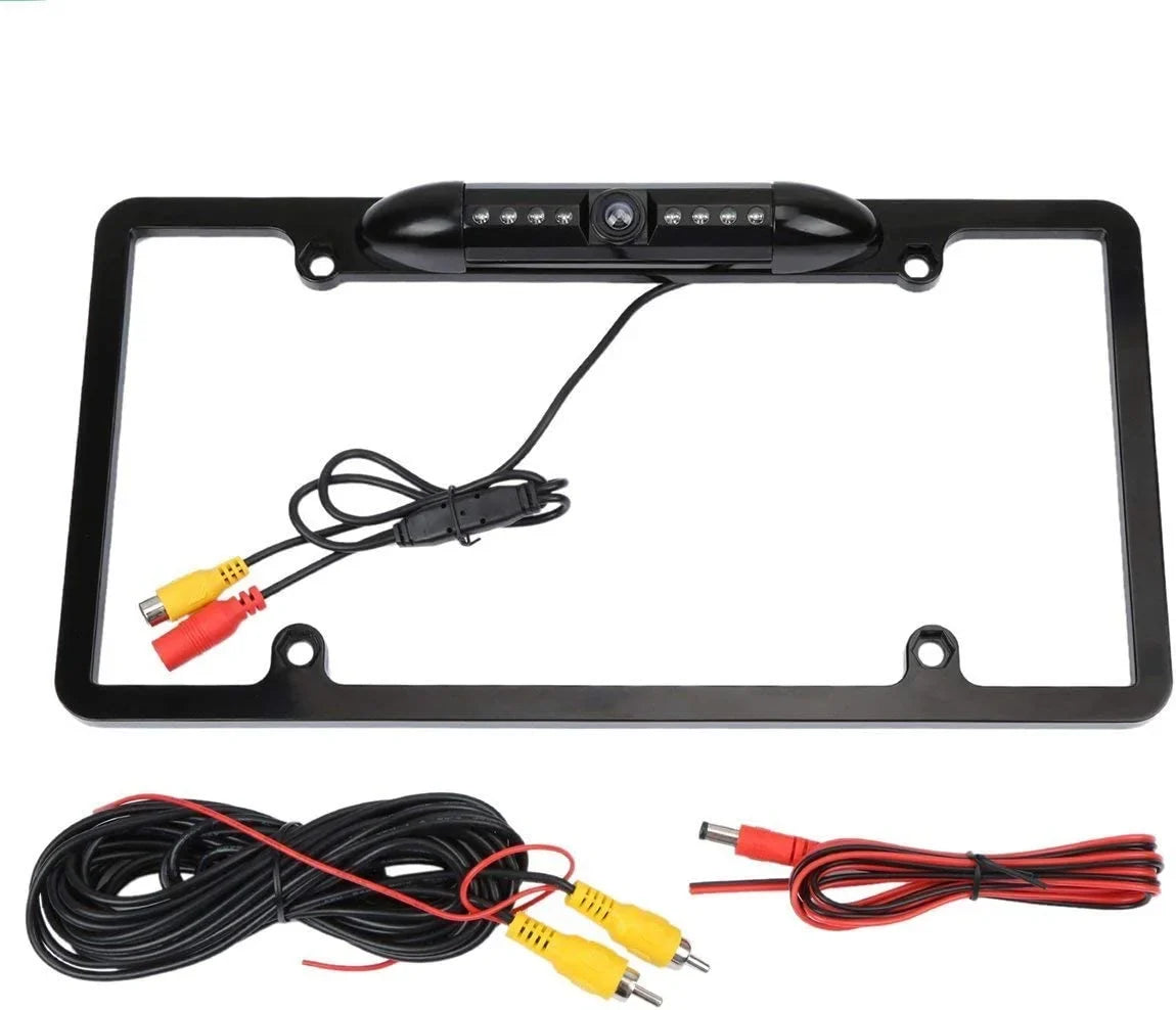 Camera KWV25BT Frame Plate for Black KW-V25BT License Rearview Backup JVC