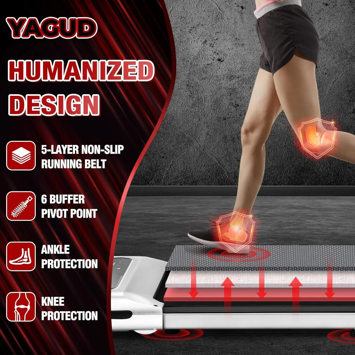 for LED Pad Desk and Yagud Control and Walking with Treadmill, Remote Office, Machine Under Running Display Home