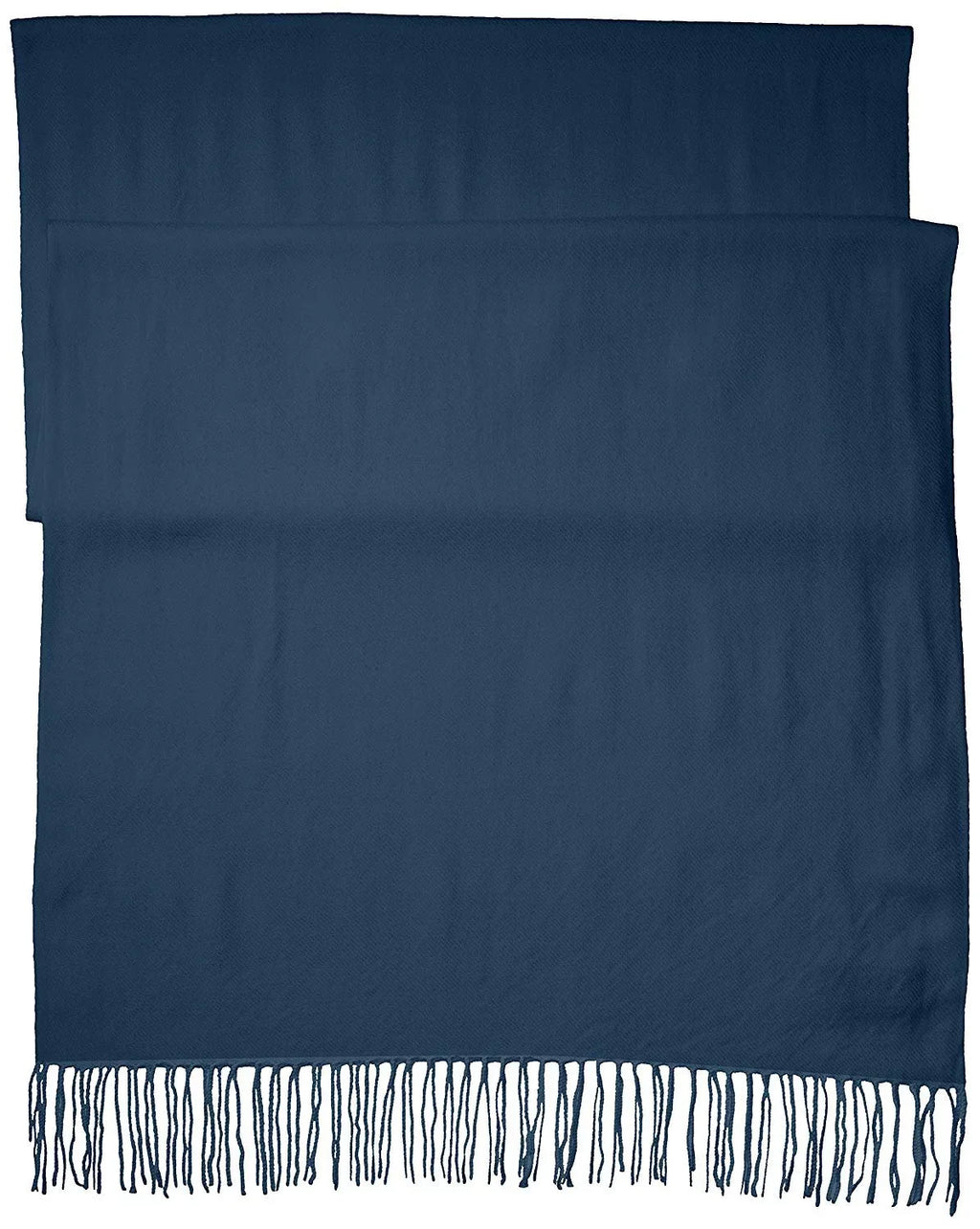 Soft La Cashmere Navy, Women's Twill Fiorentina Size Scarf, One