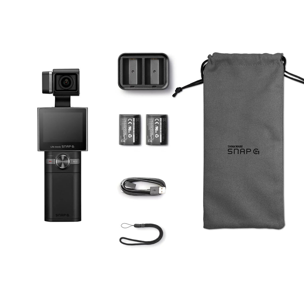 Gimbal Battery 2" Track Creator Wide ID Influencer 4K Live Replaceable 3-Axis Touchscreen SNAP-G LCD Package Handheld 60FPS Vlog Stream Stabilizer Battery 133.9° Video Camera Face AI Angle Thinkware