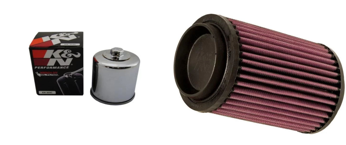 ATV/UTV K&N Air 2000-2001 Chrome Filter and POLARIS for Oil Kit 325 Xpedition