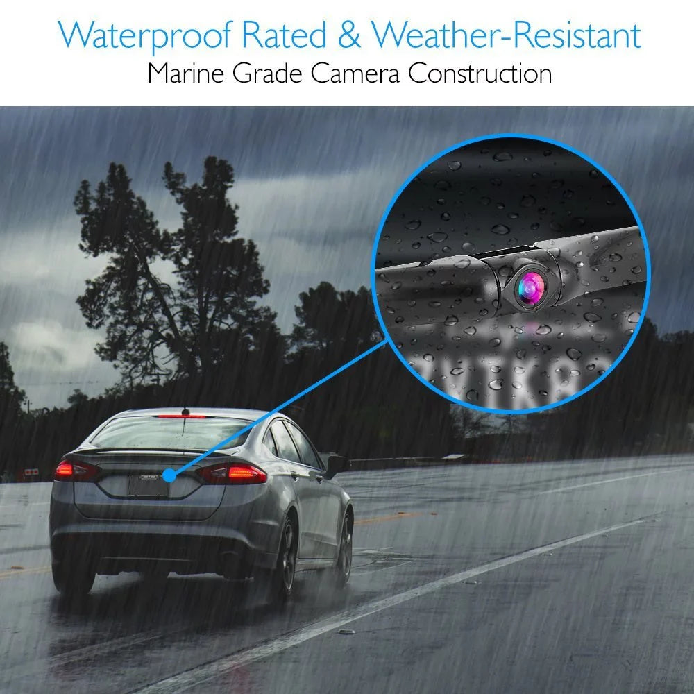 Suv'S Monitor OBD-II Scosche Most Color Camera And License Dash Plate Frame 4.3 System TFT An Interface Up D4Tfcamk For Camera Cars, With LCD With Back Trucks And