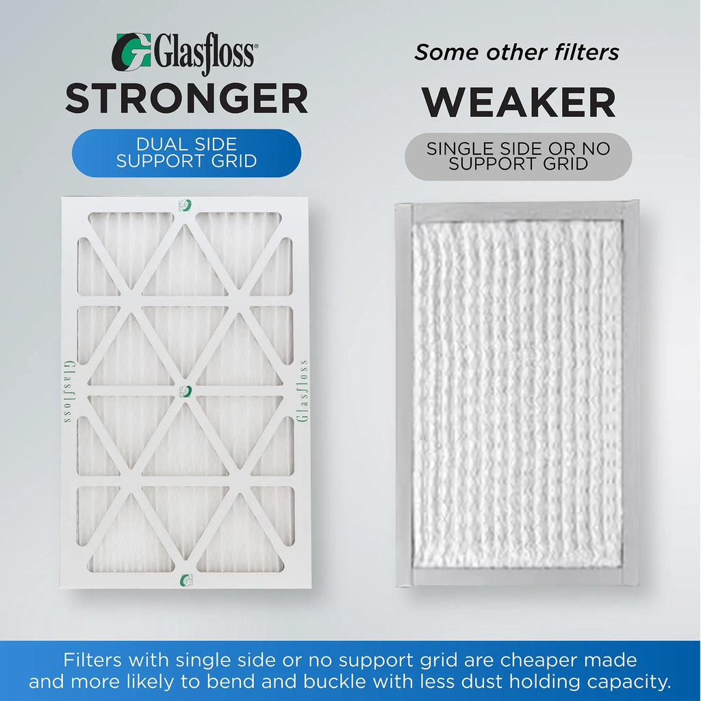 Air Furnace x 20x24x4 Box of Size: 4. 23-3/8 MERV x 19-3/8 Filters. ZL 3-3/4 AC 10 Exact Pleated Glasfloss