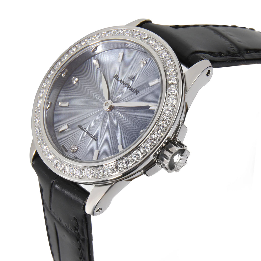 Women's Steel Watch Pre-Owned Blancpain Léman 2102 in Stainless