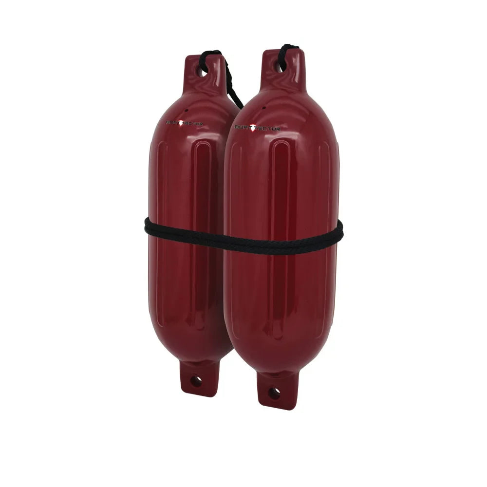 Value 2-Pack Max - 16", BoatTector Extreme 3006.7589 4.5" Cranberry Inflatable Fender x