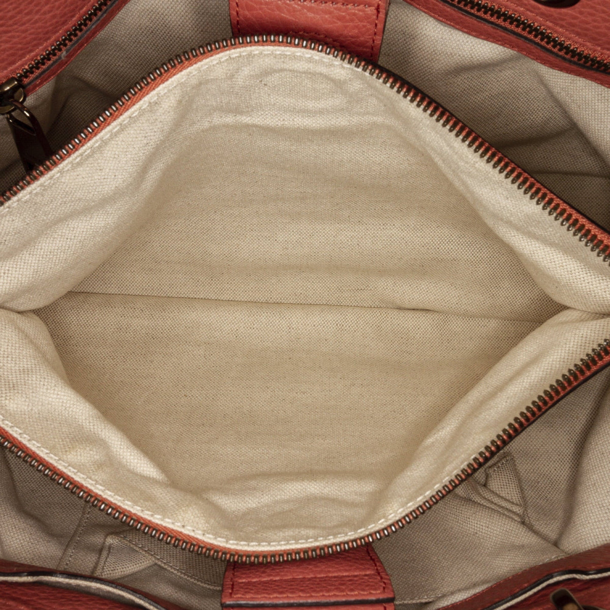 Authenticated Shopper Leather Calf Pink Pre-Owned Satchel Bamboo Gucci Unisex (Fair)