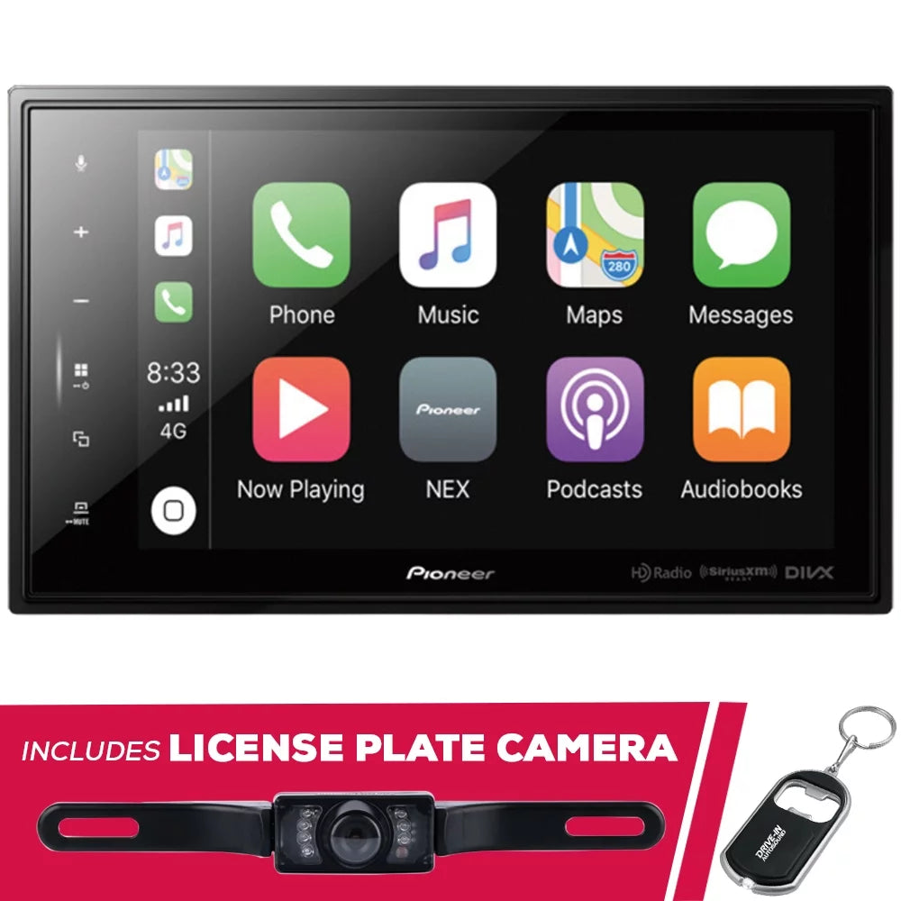 8" Receiver DMH-C5500NEX Pioneer Multimedia and License Plate Digital New Camera