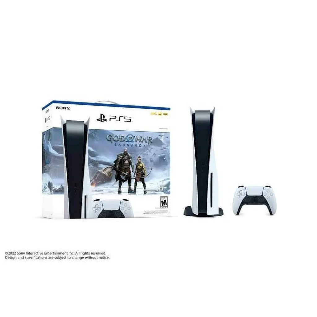 War Gaming Station Version PlayStation_PS5 Ragnarök/Extra Console Disc Charging W/God NEWEST 2023 Wireless TKX of Controller| Dual