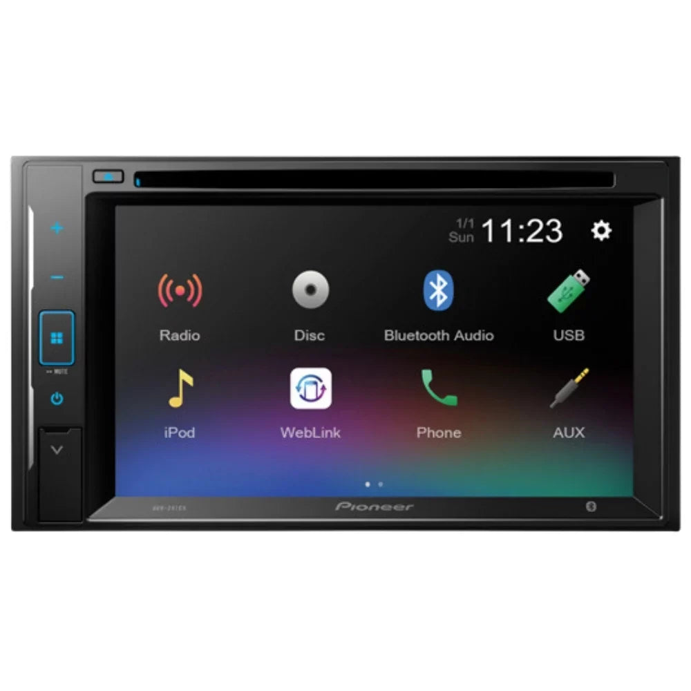 (5Item) 2007-2010 For Stereo Expedition Camera, Din KIT2533 Pioneer Multimedia Dash With Receiver Car Installation DVD / Bundle Double Bluetooth Kit with Ford - Touchscreen, Backup Kit