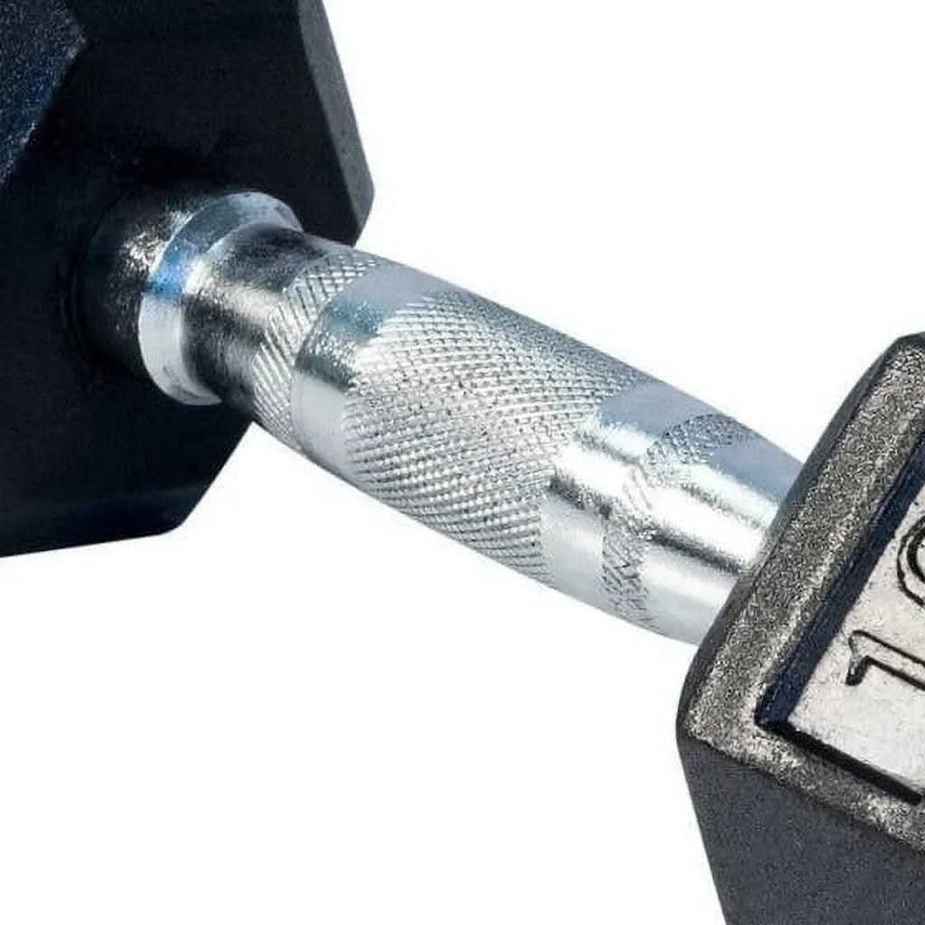 Dumbbell Coated French Rubber 110 Hex lbs (New) Fitness