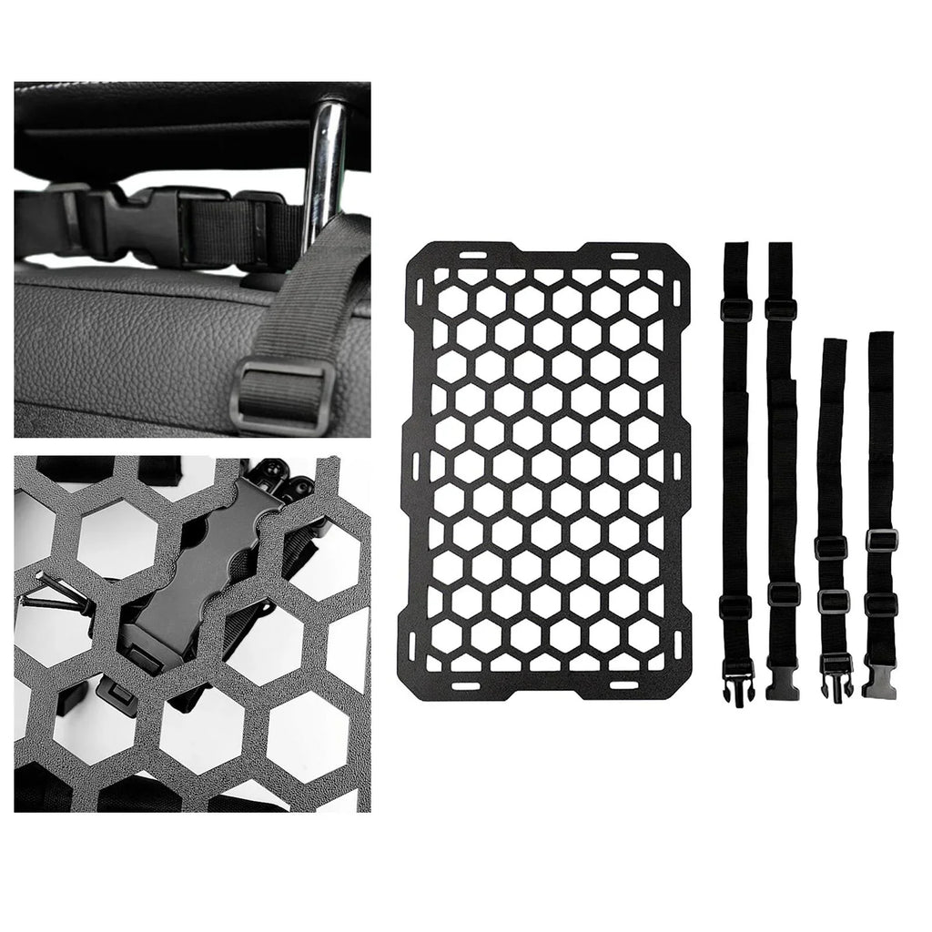 Panel Automotive Attachments Seat Molle Organizer Seat Car Back Vehicles Interior Auto Durable for Panel Accessories funtasica for