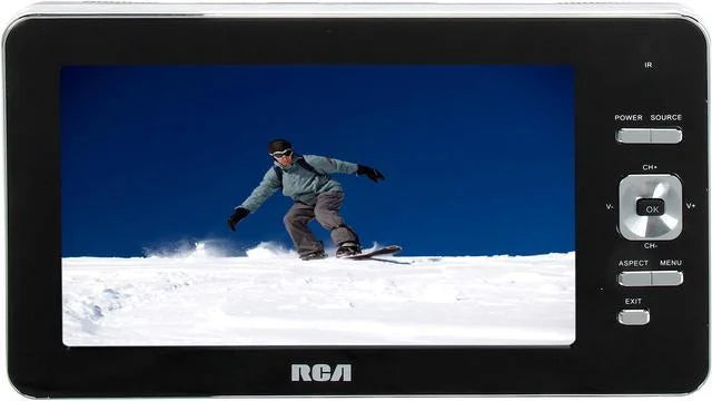 Remote Speakers - LCD New RCA Portable Digital Built-In Original TV DPTM70R 7" -