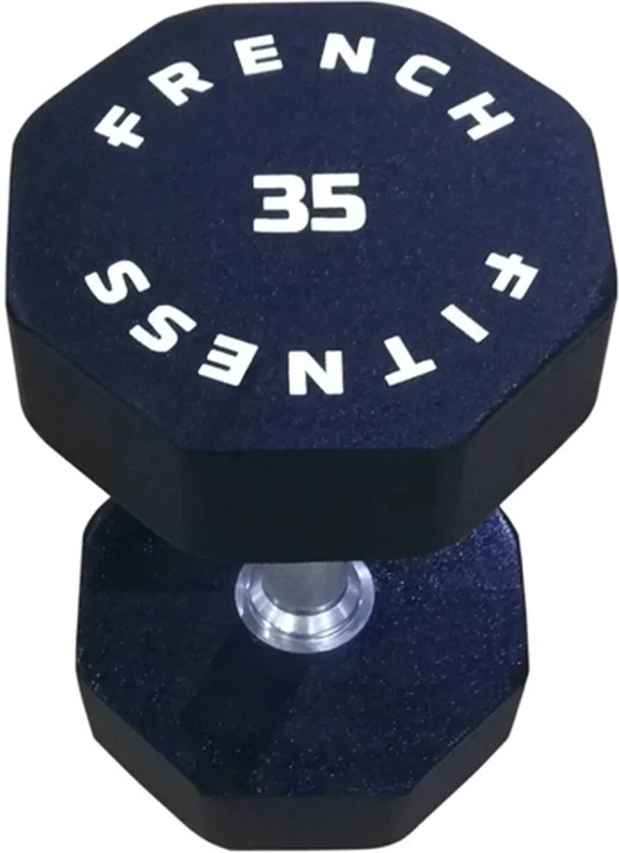 (New) Fitness Sided 8 Set, Hex Urethane 5-60 lbs Dumbbell French
