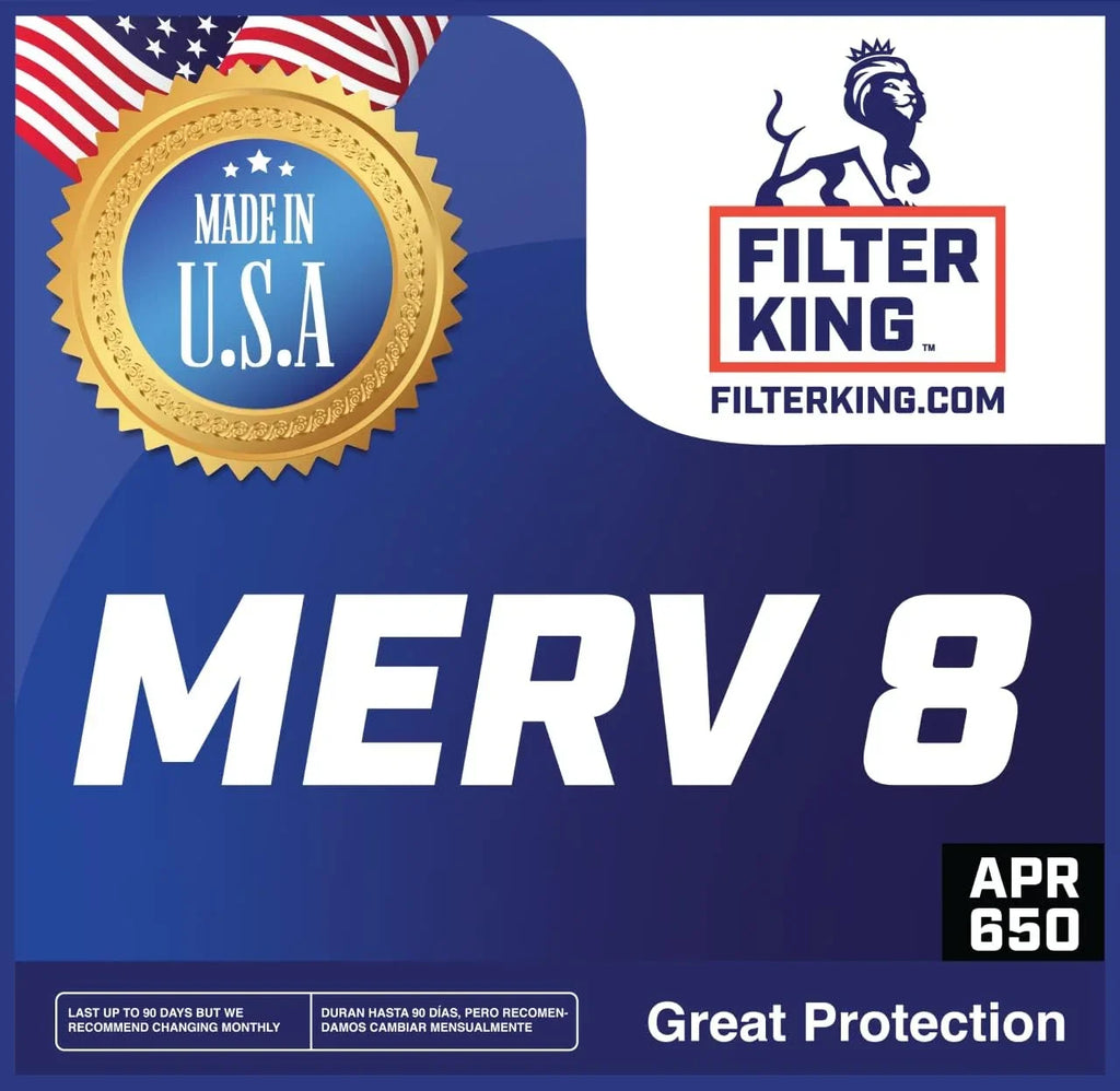 | Pleated | x 4-PACK Size: .75" Furnace | 8 Filters Filter A/C IN Filter USA x HVAC 36.5x23x1 Air MERV 36.5 Actual | King MADE 23