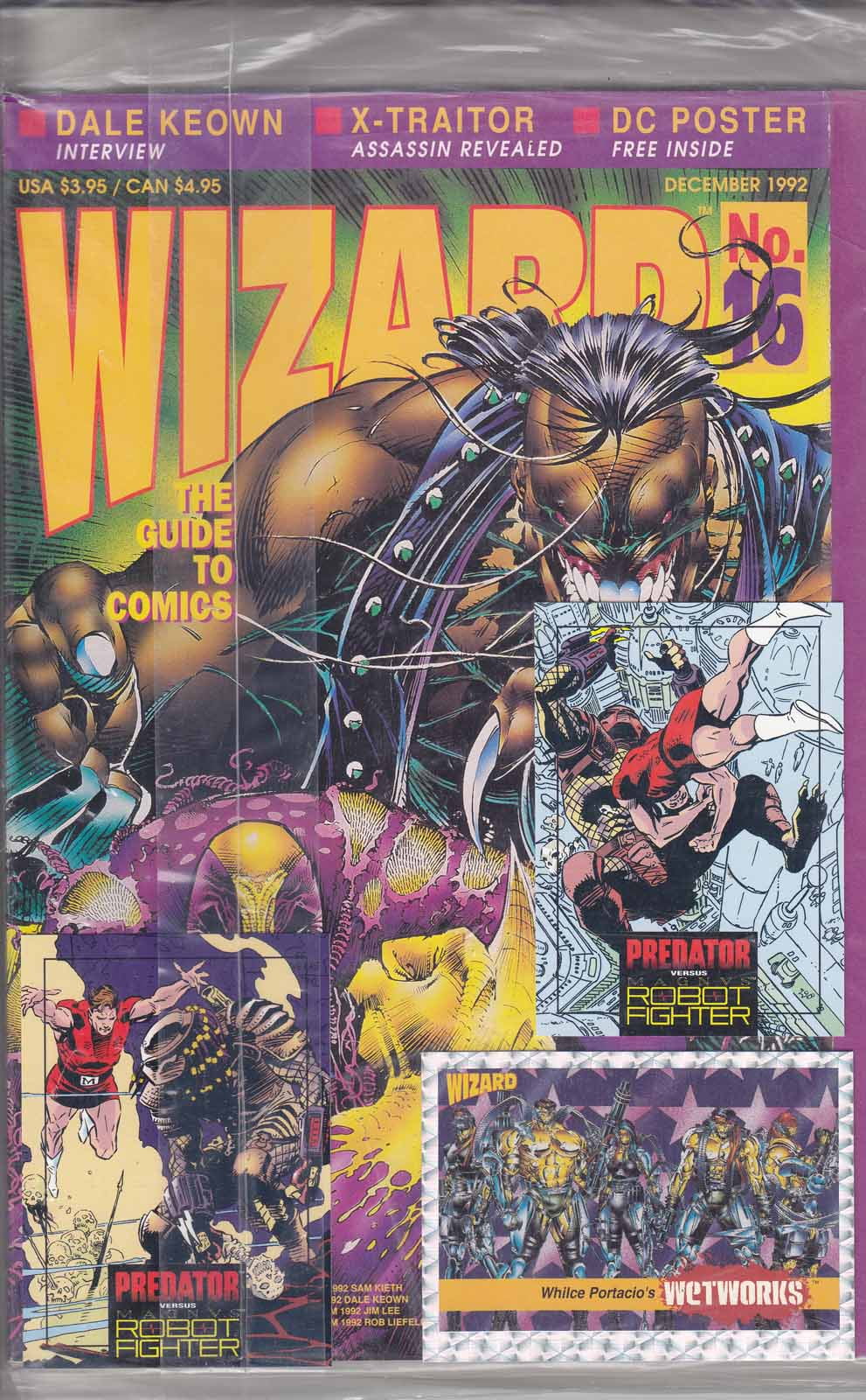 Magazine Comics Wizard The Comic VF (with Book card) Wizard: #16 ;