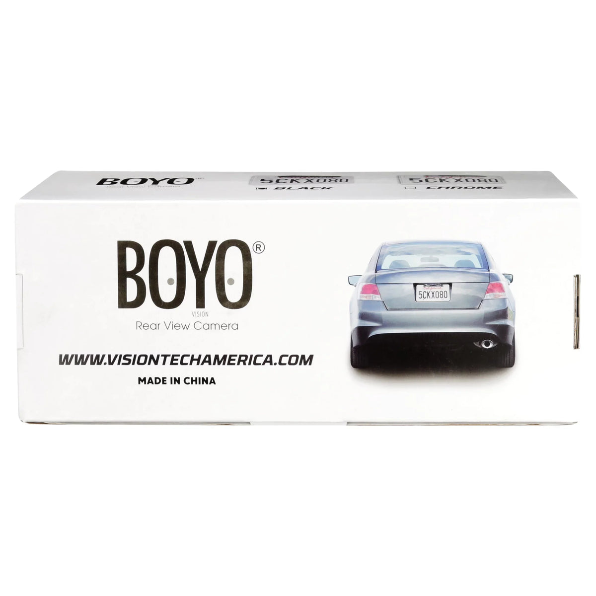 Lights License LED Backup - Parking VTL420CL Plate with BOYO Lines Bar-Type and (Black) Camera