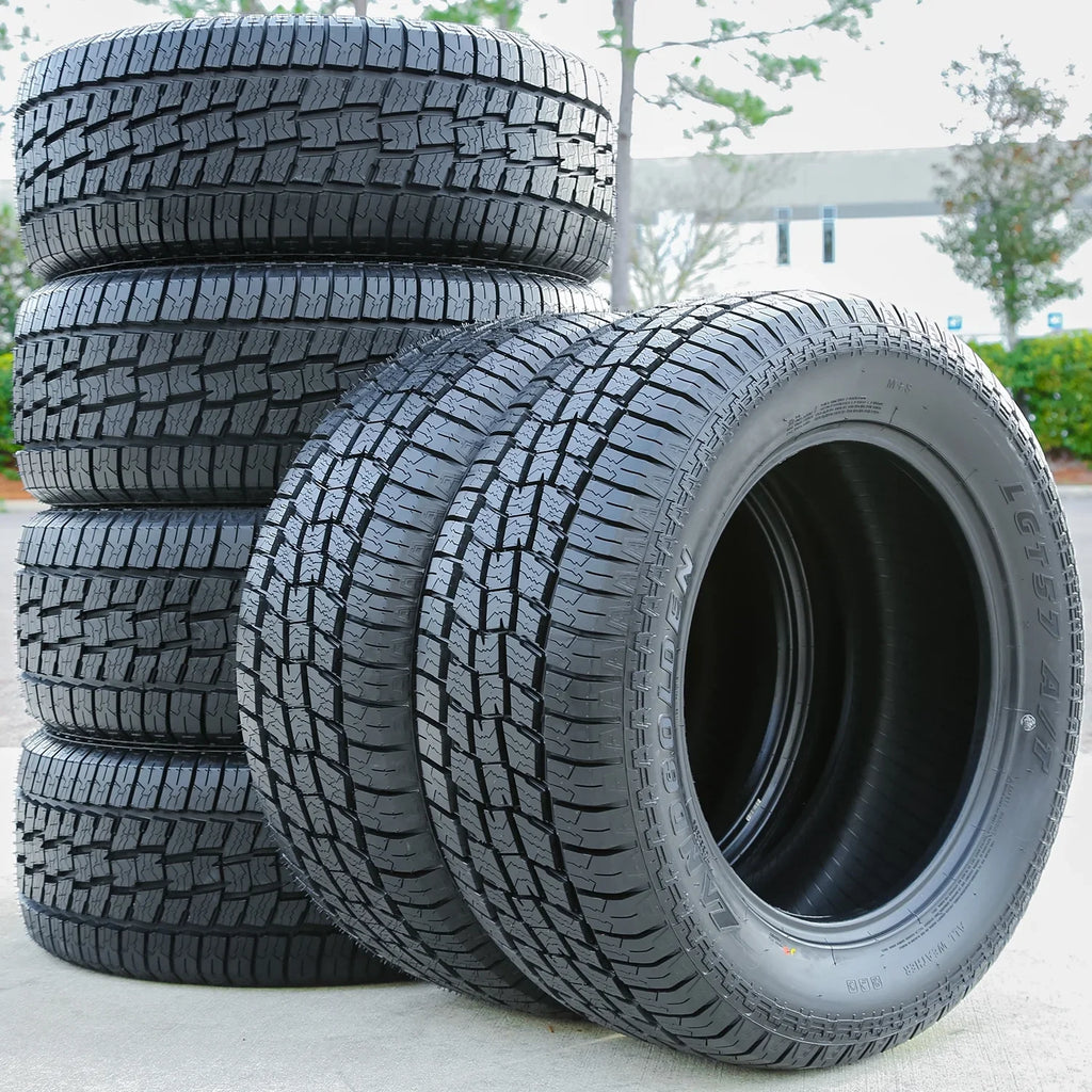 of AT (FOUR) 10 Terrain Ply LGT57 Load All E A/T 4 LT Landgolden Tires Set 235/85R16