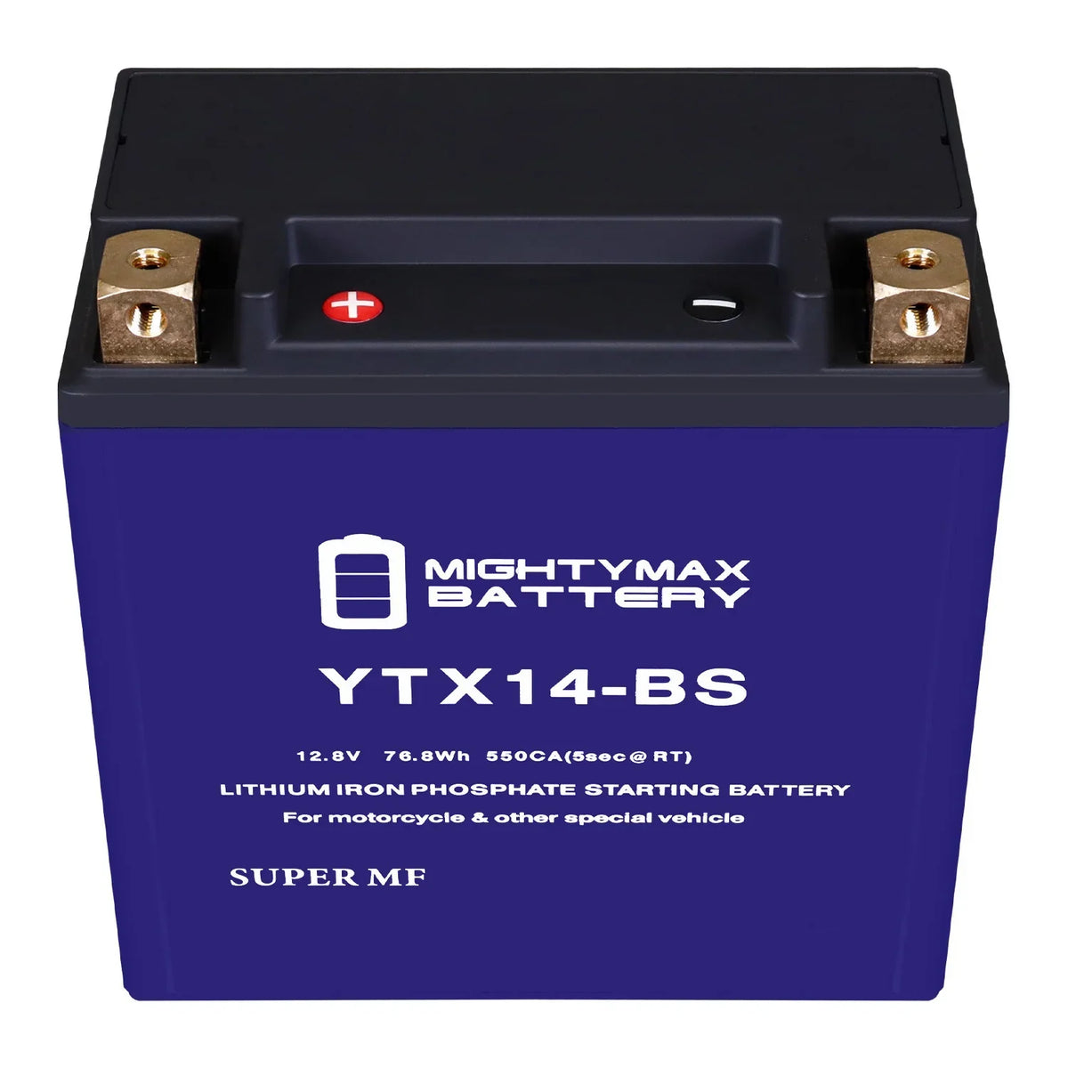 Lithium III YTX14-BS Battery Compatible with Replacement Moto V7 Dark Guzzi 18 750