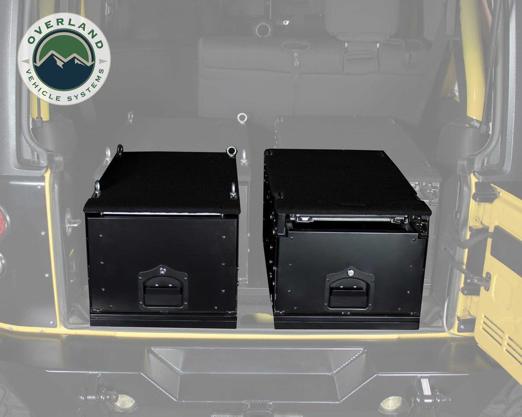 Slide Size Black Drawer Working Cargo & Out OVS Universal 21010201 Powder Box Station Coat With