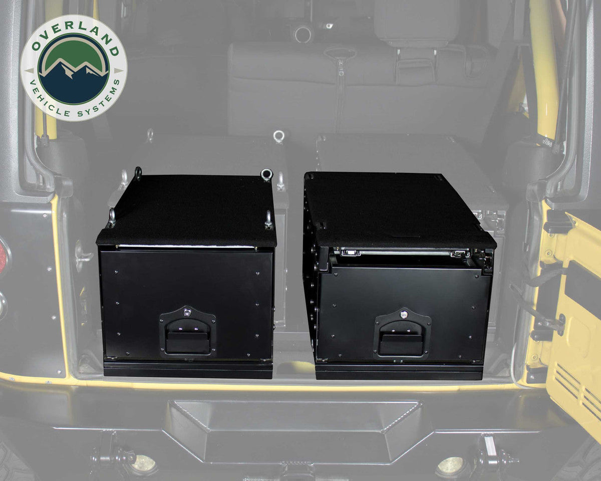Slide Size Black Drawer Working Cargo & Out OVS Universal 21010201 Powder Box Station Coat With