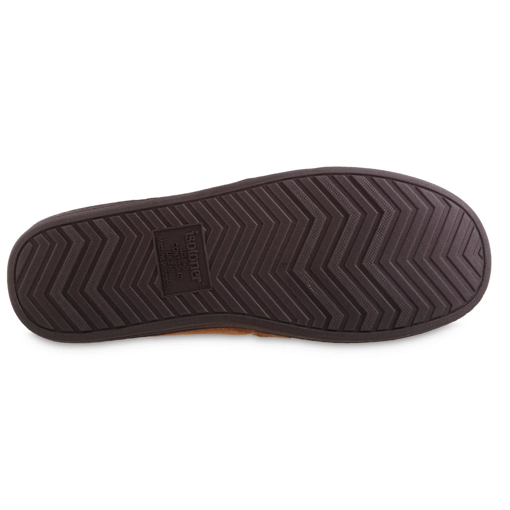 Men's Back ECO Memory isotoner Nigel Slippers Comfort Foam Closed