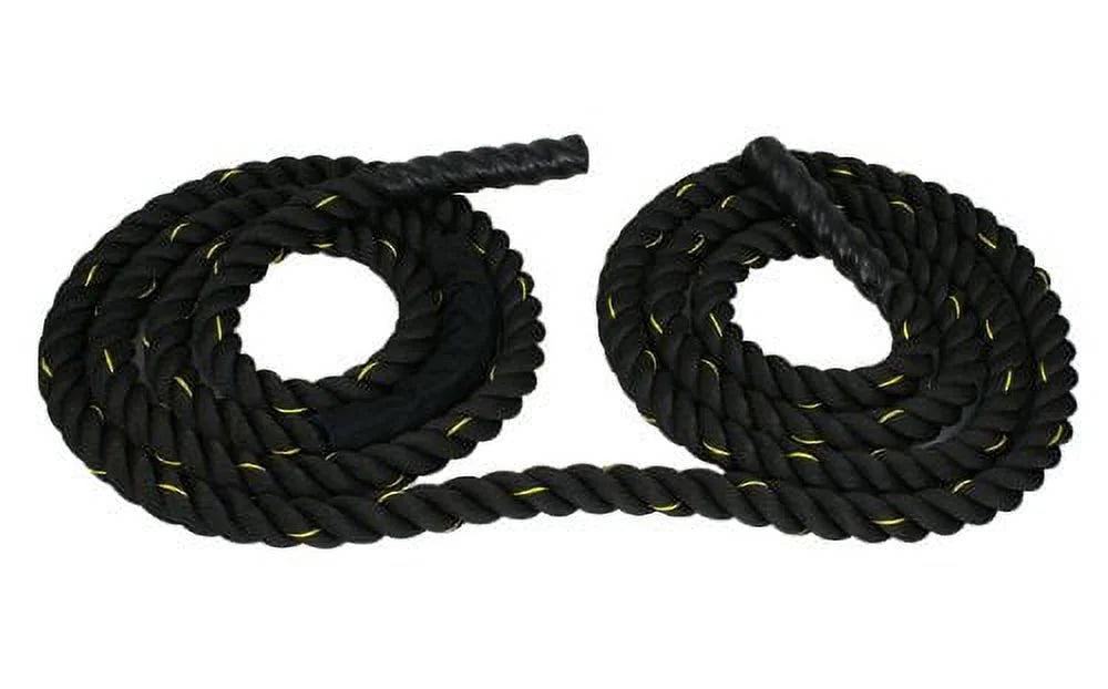 Equipment Exercise Strength ZENSTYLE Training Dacron Rope, 50ft Diameter Fitness Rope Poly 1.5" Battle Workout