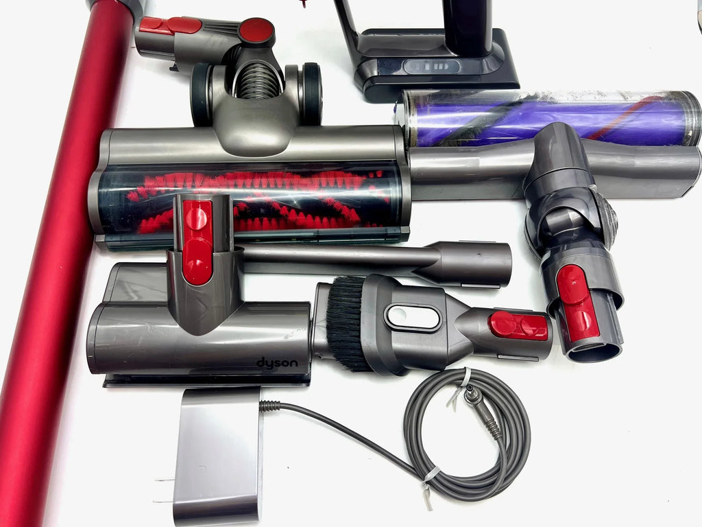 Pre-Owned - PURPLE/RED Cordless Vacuum Dyson (Fair) V10 Motorhead Stick 244393-01 Cyclone