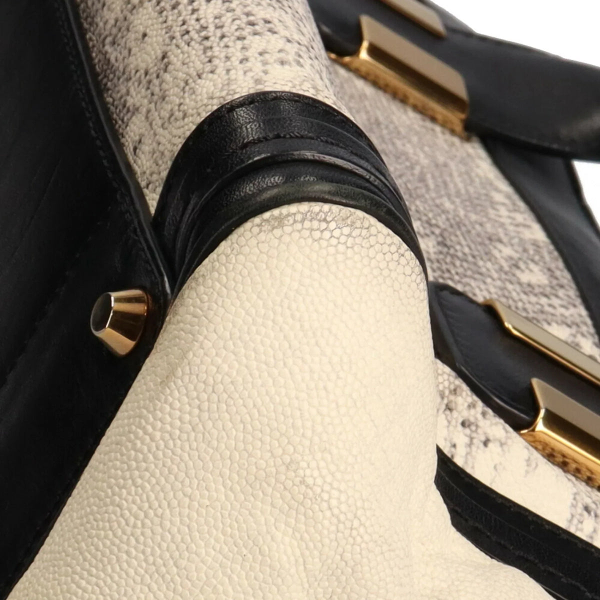 Shoulder Chloé Alice Bag Women's Pre-Owned Little Beige (Good) Chloe Leather