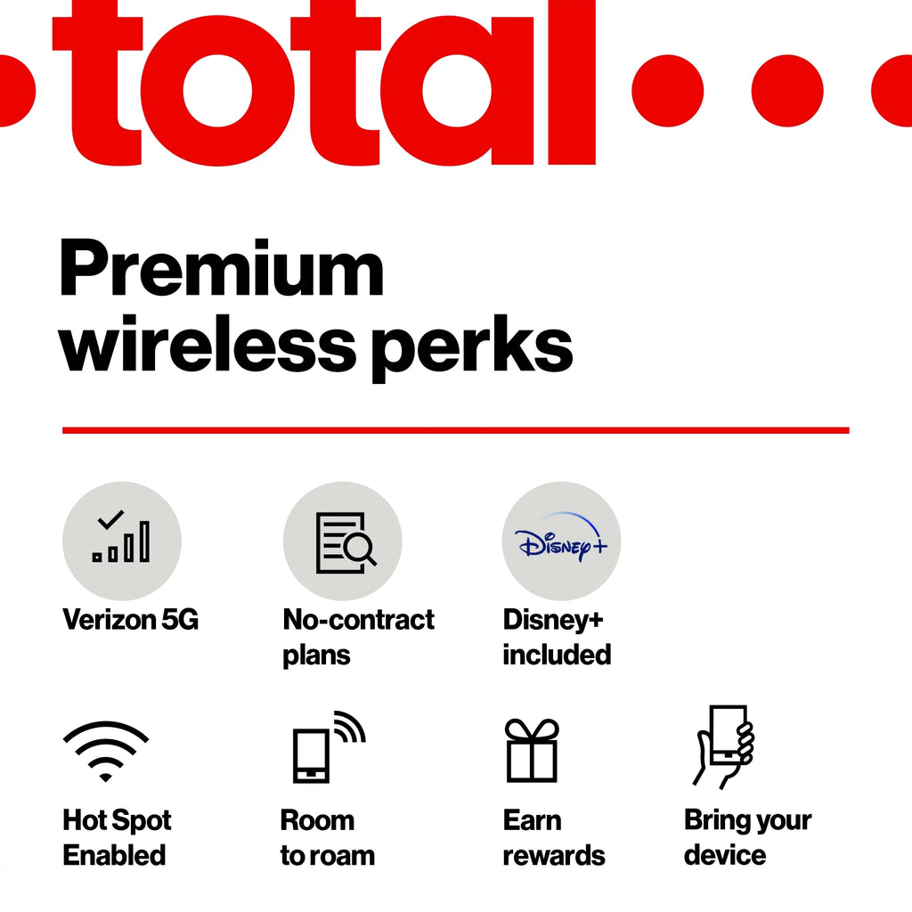 Verizon Smartphone Pro, iPhone Apple Total 15 Natural Prepaid 256GB, - By