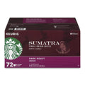 Count 72 Sumatra Starbucks Coffee K-Cup Pods,